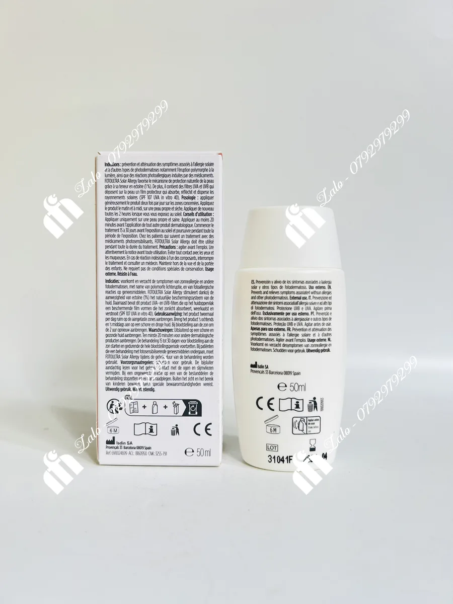 Kem Chống Nắng ISDIN Solar Allergy Fusion Fluid
