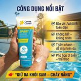 Kem chống nắng thể thao Cancer Council Sport Dry Touch SPF50+ Hiệu Quả