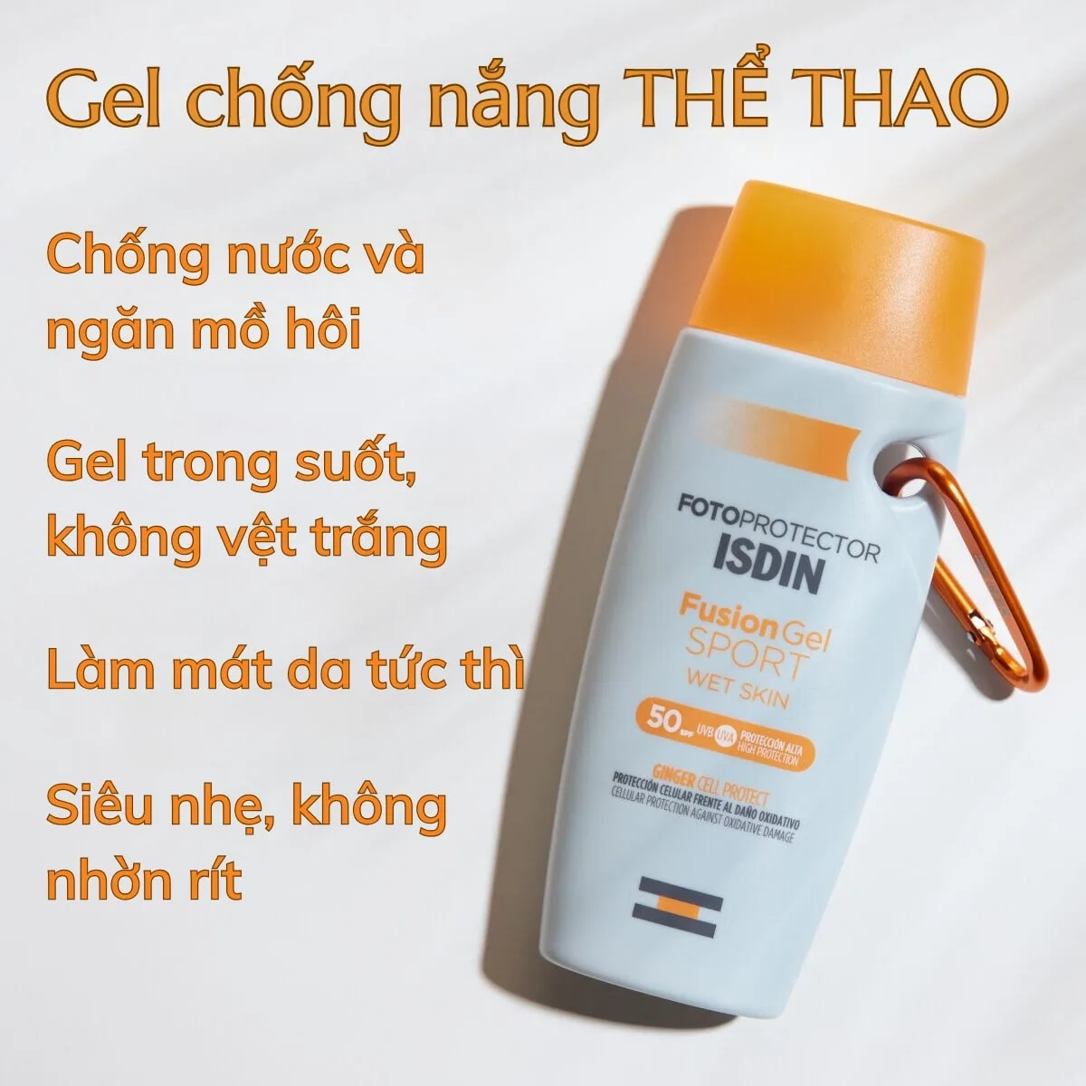 Kem Chống Nắng Thể Thao Fotoprotector ISDIN Fusion Gel Sport 50+