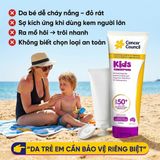 Kem Chống Nắng Trẻ Em Cancer Council Kids Sunscreen SPF50+ Tác Dụng
