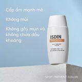 Kem Chống Nắng Trị Nám Isdin Fotoultra 100 Active Unify COLOR SPF 50+