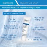Kem Dưỡng Ẩm Phục Hồi Da Uriage Bariederm CICA