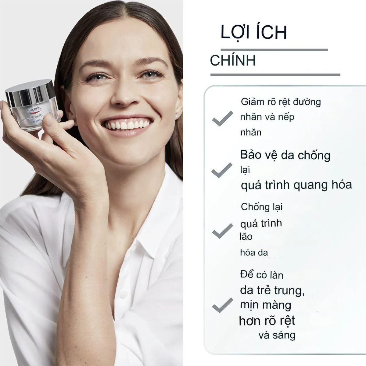 Kem Dưỡng Ban Ngày Eucerin Hyaluron Filler 50ml