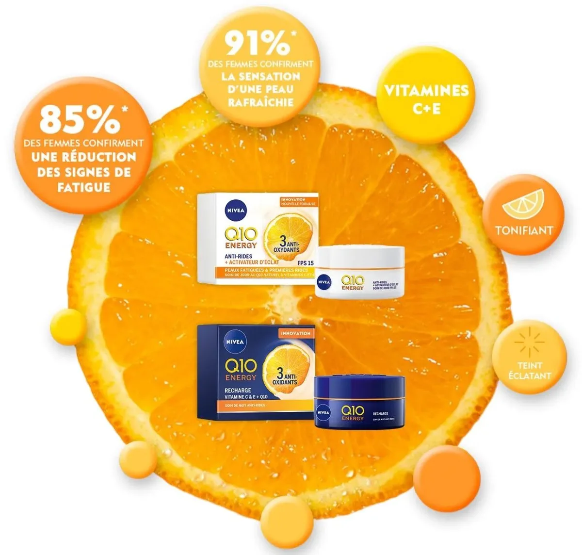 Kem Dưỡng Da Ban Ngày Nivea Q10 Energy Anti-Rides FPS 15