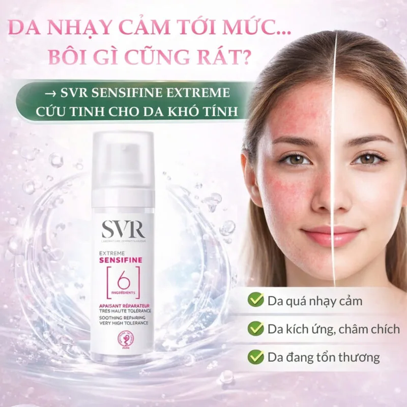 kem Dưỡng SVR Sensifine AR Crème Riche Cho Da Nhạy Cảm