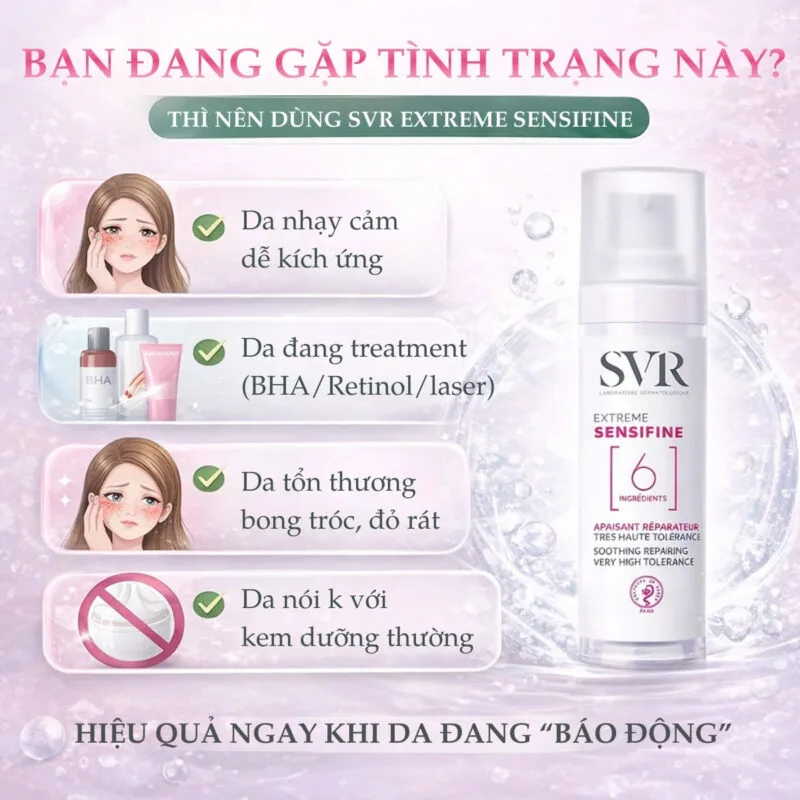 kem Dưỡng SVR Sensifine AR Crème Riche Dành Cho Ai