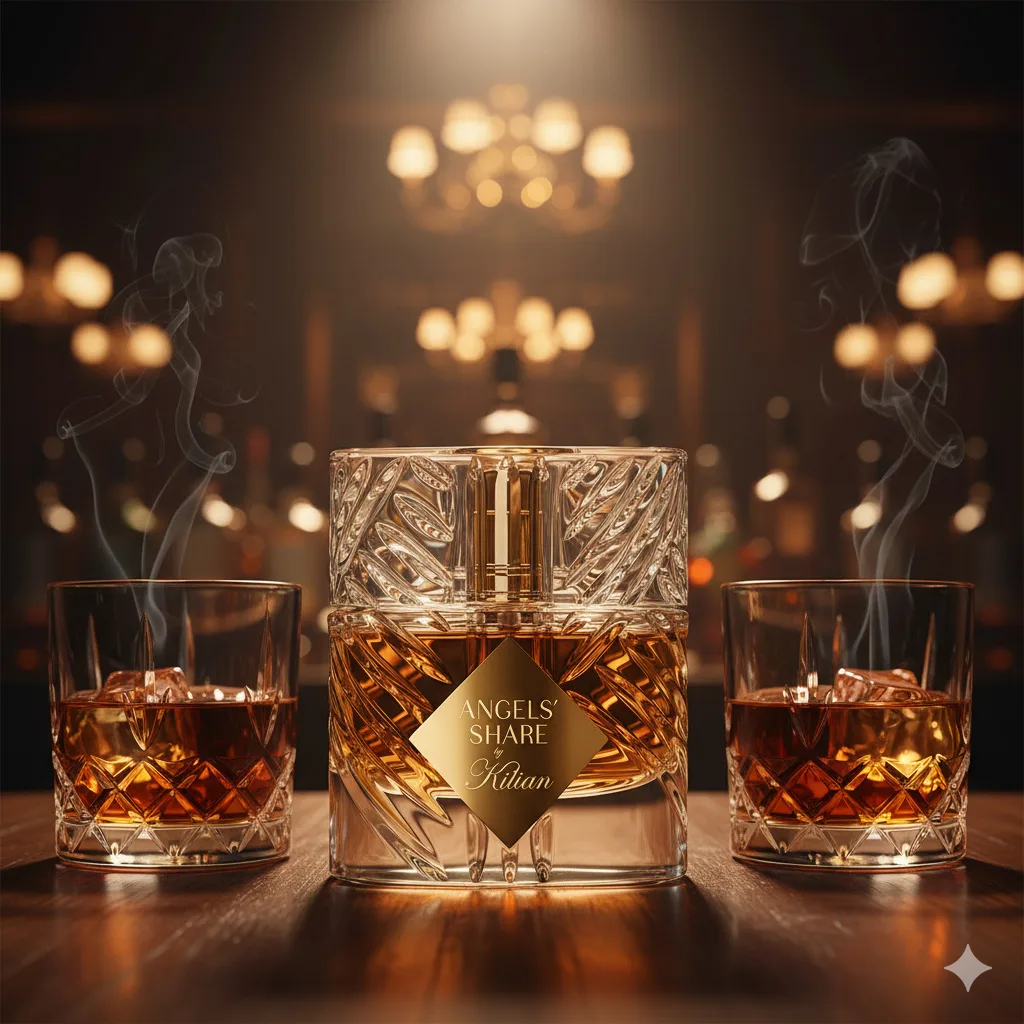 KILIAN Angels' Share với hương cognac, quế và gỗ sồi