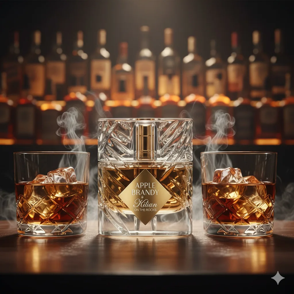 KILIAN Apple Brandy On The Rocks với táo, brandy và hiệu ứng lạnh
