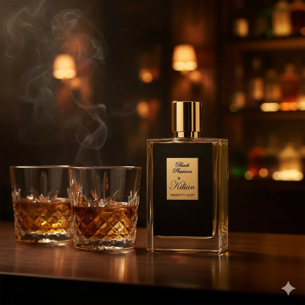 KILIAN Black Phantom với hương rum, cà phê và gỗ đàn hương