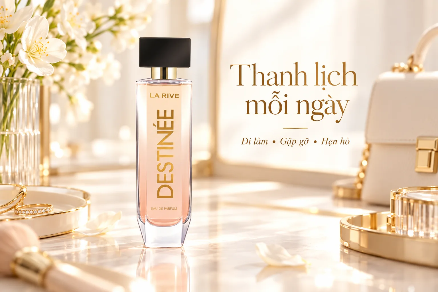 a Rive Destinée Eau de Parfum phù hợp đi làm, gặp gỡ và sử dụng hằng ngày