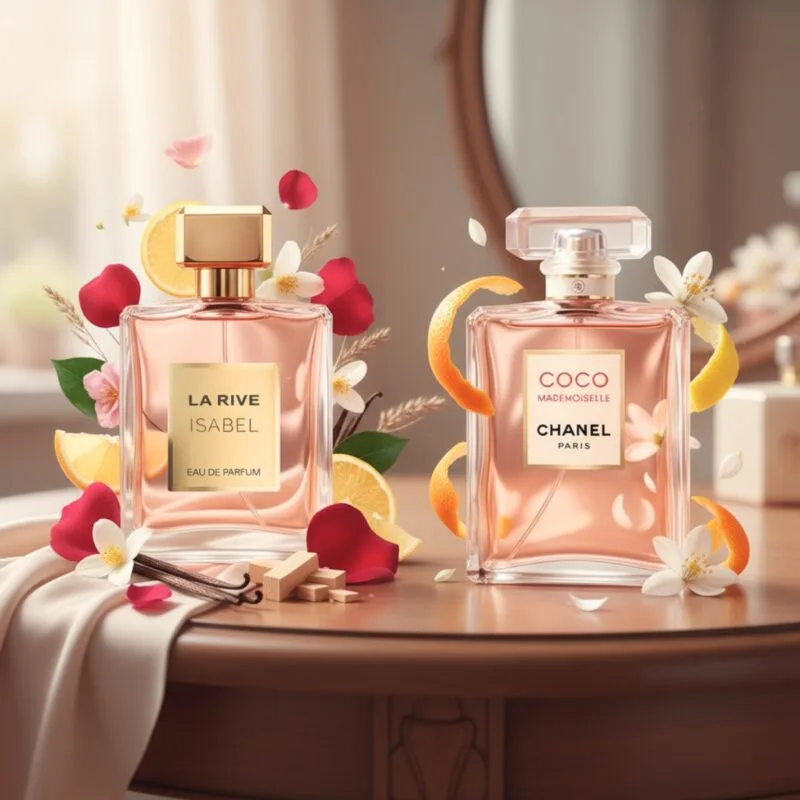 La Rive Isabel Eau de Parfum với chanel coco mademoiselle