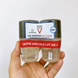 Lăn Khử Mùi Vichy Pháp trắng nắp đen 48h