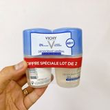 lăn khử mùi vichy chi trắng nắp xanh dương 48h