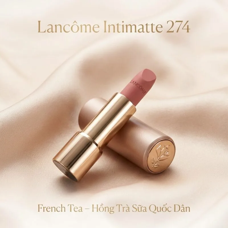 Lancôme L'Absolu Rouge Intimatte 274 French Tea Chính hãng