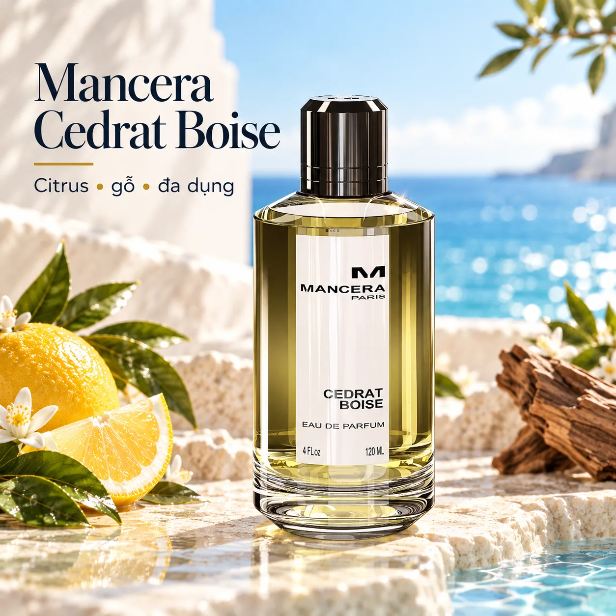 Mancera Cedrat Boise nước hoa citrus gỗ mùa hè