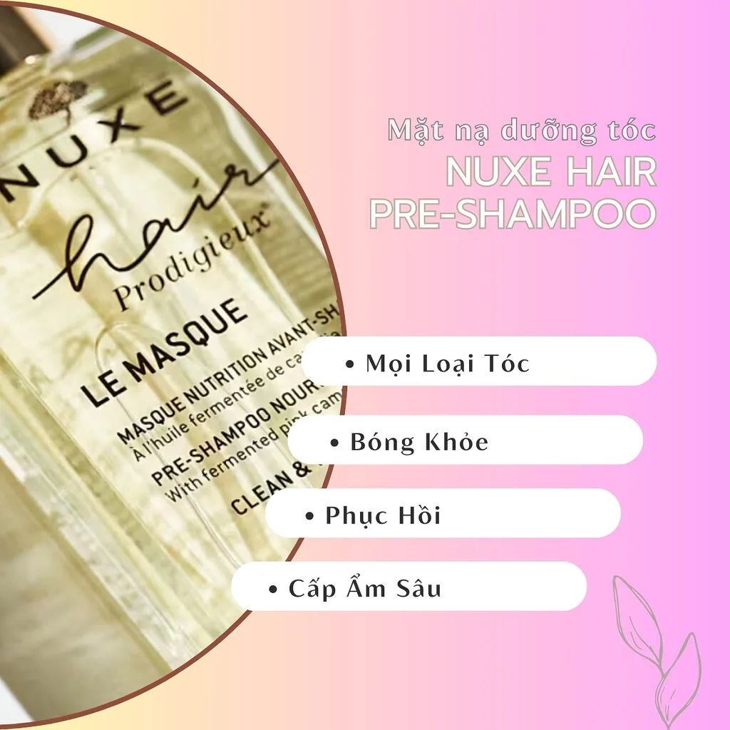 Mặt Nạ Dưỡng Tóc Trước Khi Gội Nuxe Hair Prodigieux