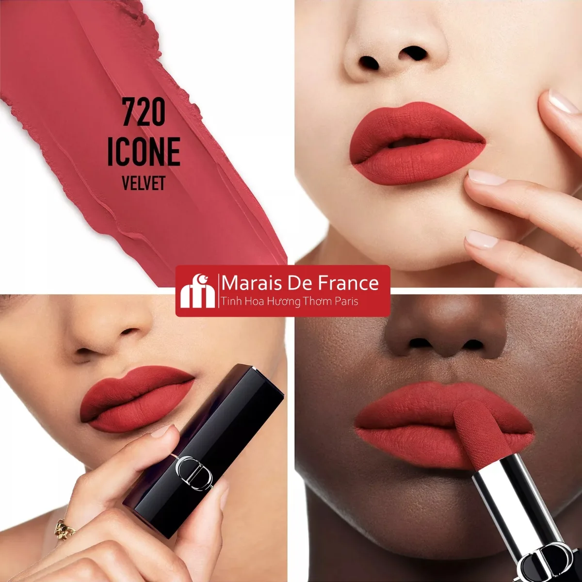 Màu Son Dior Rouge Velvet 720 Icone