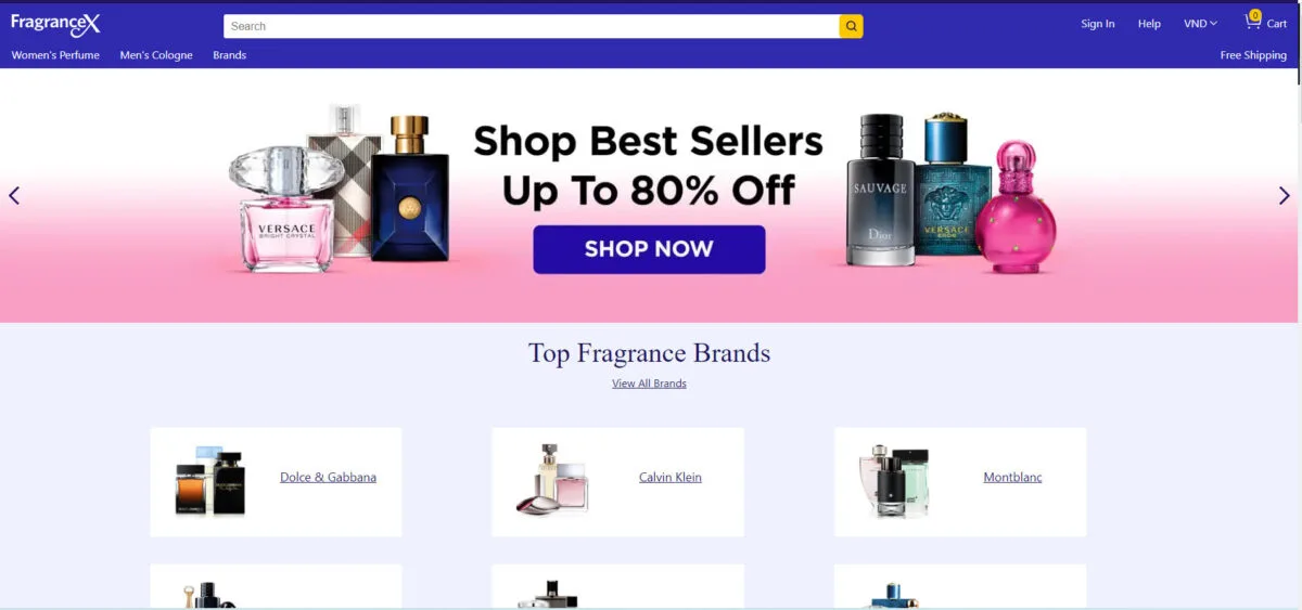 mua nước hoa ở fragrancex