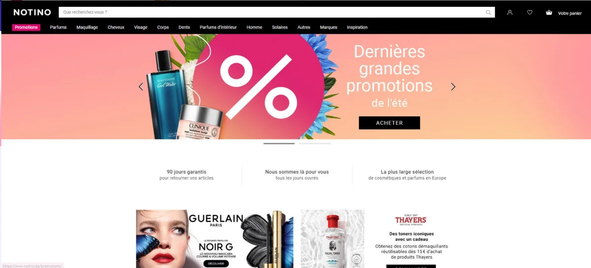 mua nước hoa ở notino
