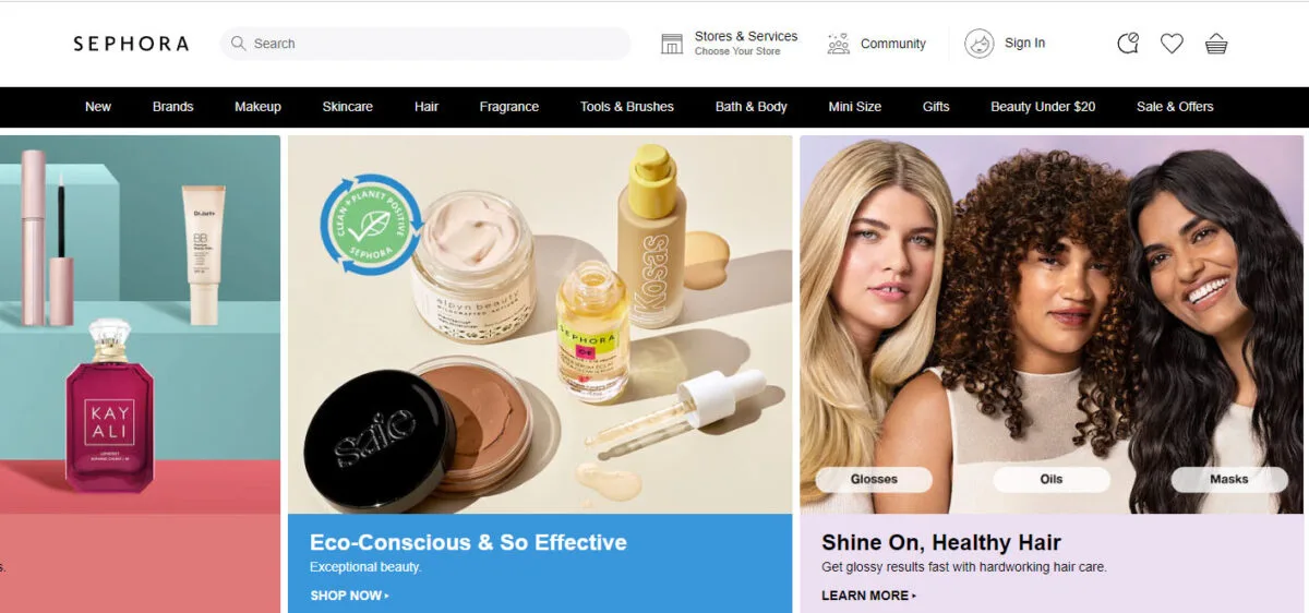 mua nước hoa ở sephora