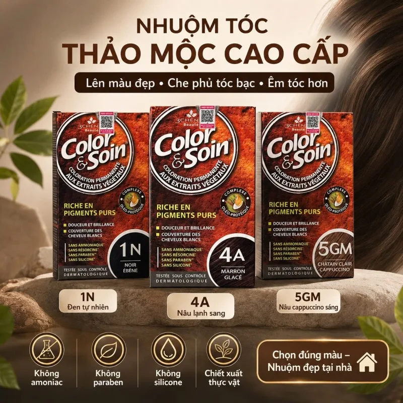 Các màu thuốc nhuộm Color & Soin được cung cấp tại MF Paris