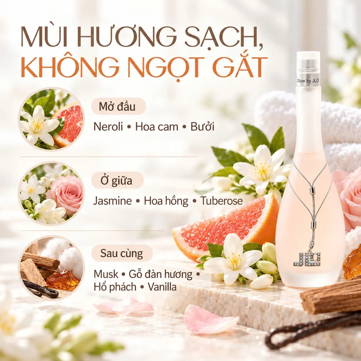 tầng hương của Jennifer Lopez Glow