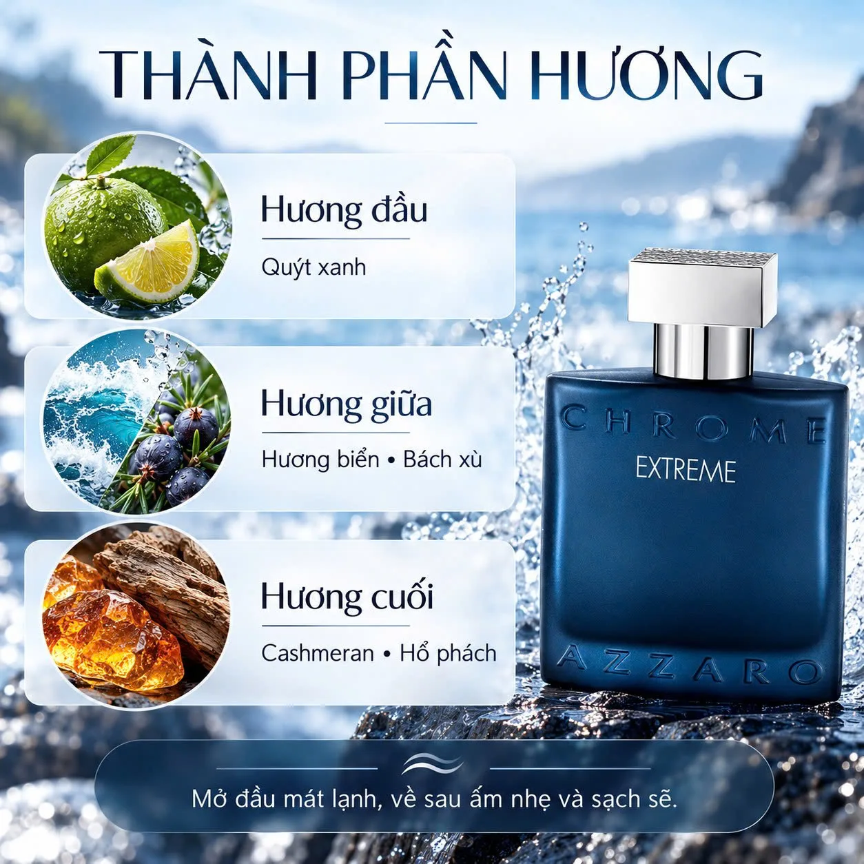 Mùi hương Azzaro Chrome Extreme