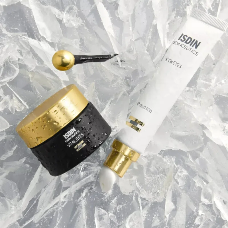 Đầu thoa kim loại của kem mắt ISDIN K-Ox Eyes