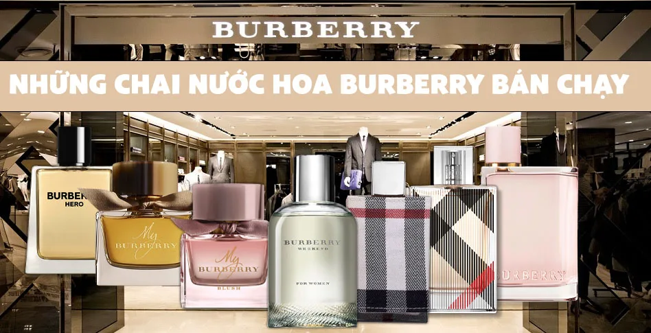Những chai nước hoa burberry bán chạy nhất