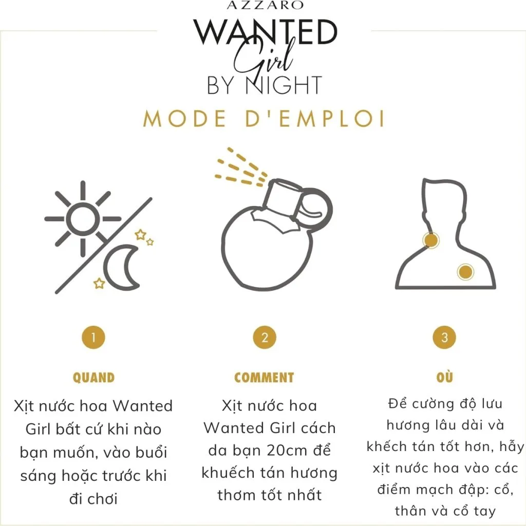 Nước Hoa Azzaro Wanted Girl By Night EDP
