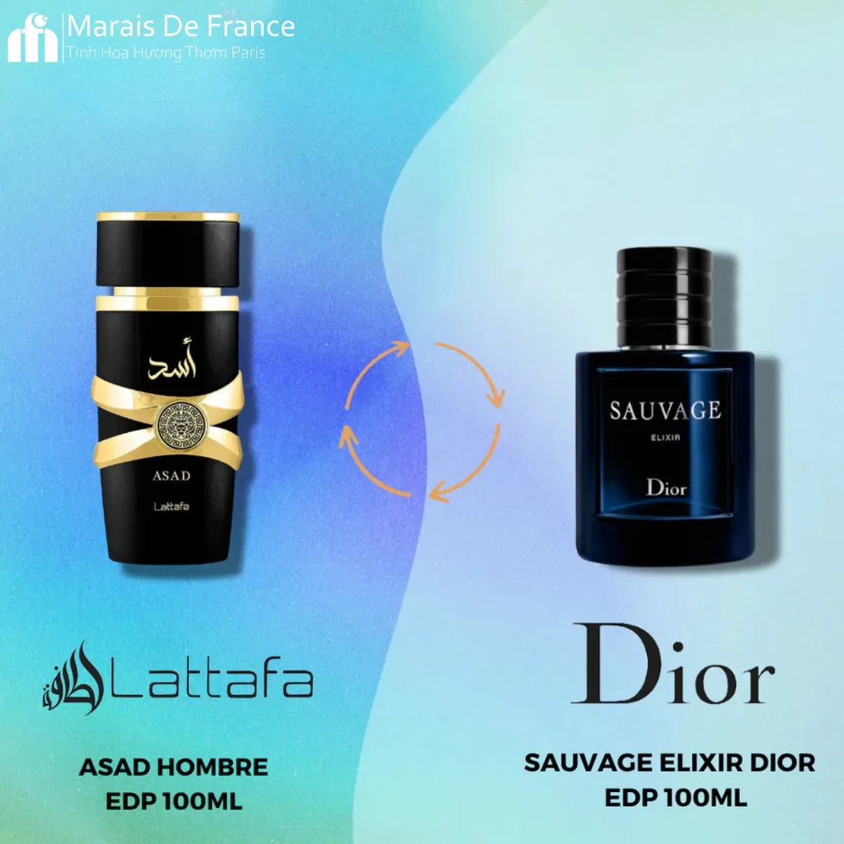 Lattafa Asad EDP vs Sauvage Elixir