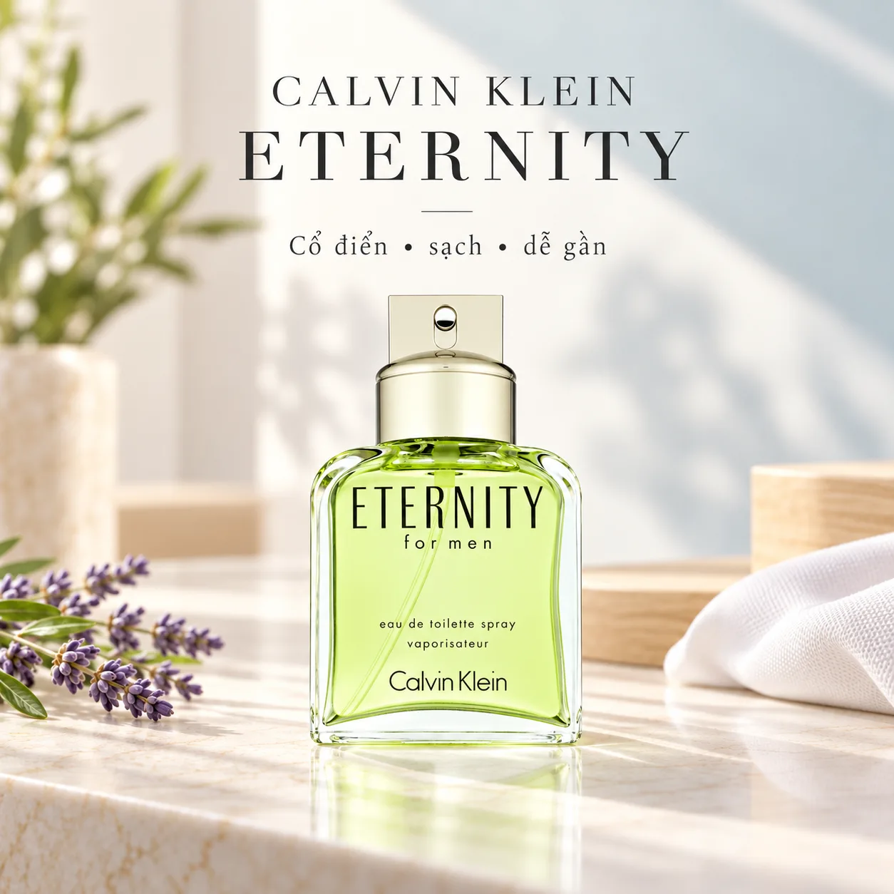 Nước hoa nam giá rẻ đi làm Calvin Klein Eternity