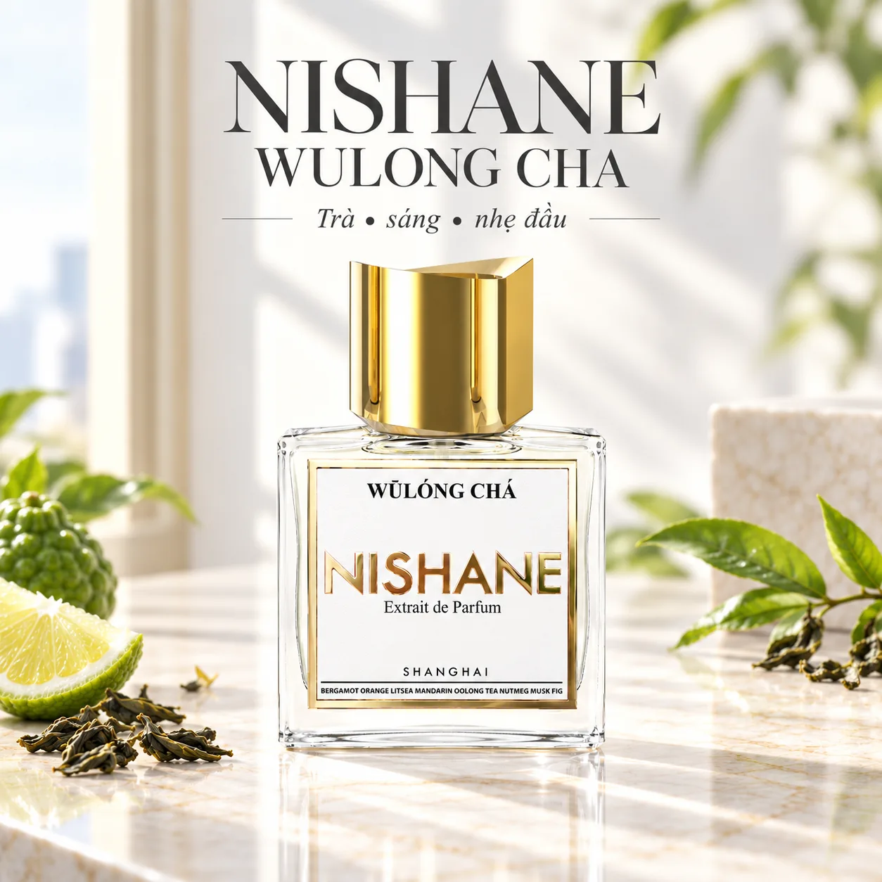 Nước hoa hương trà Nishane Wulong Cha
