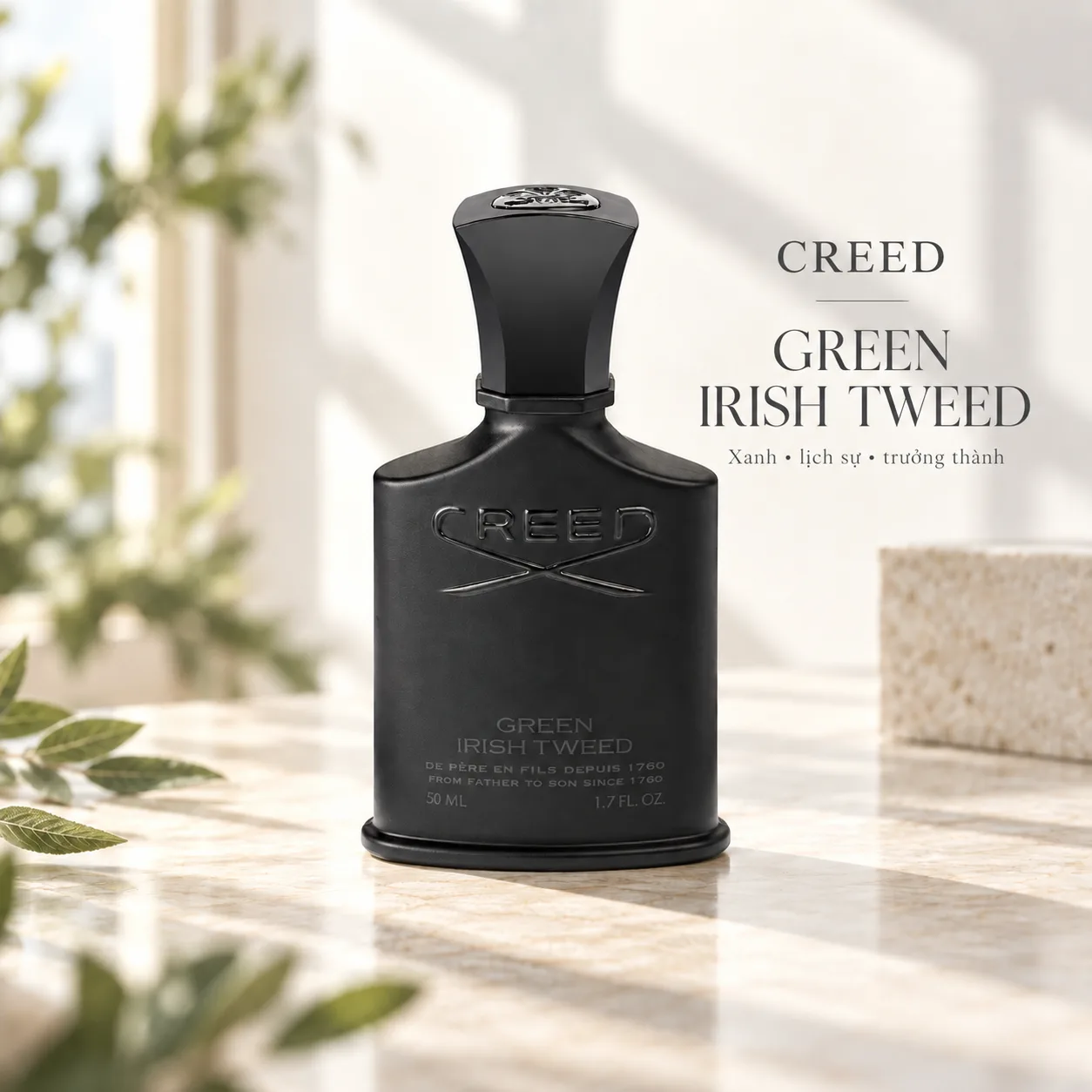 Nước hoa nam gặp khách hàng Creed Green Irish Tweed