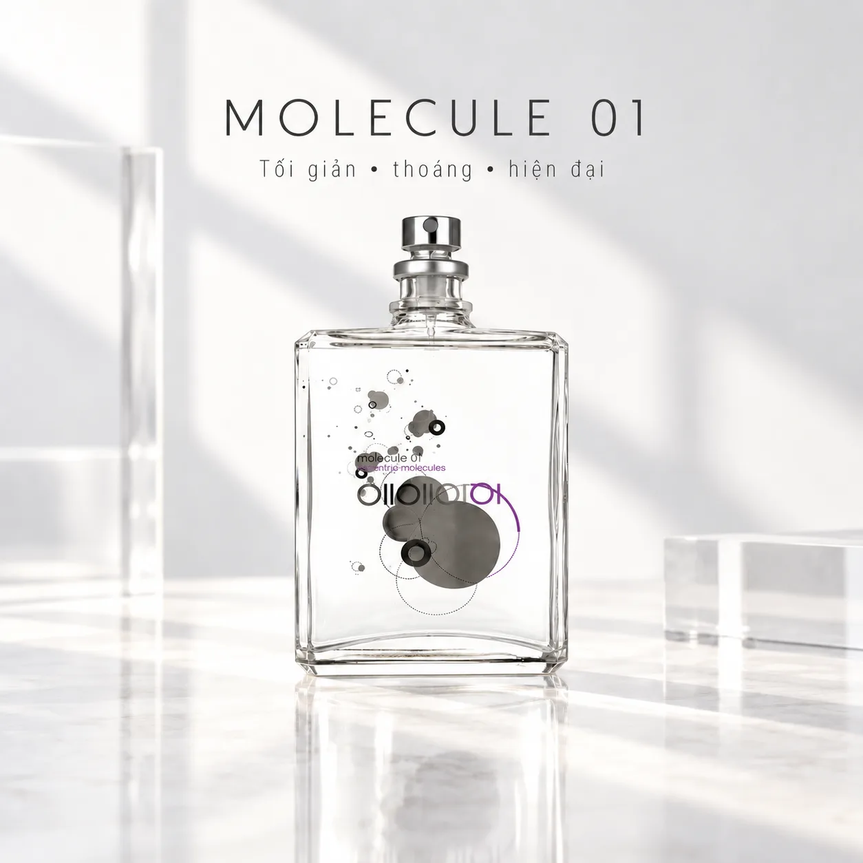 Nước hoa tối giản Molecule 01 cho nam văn phòng