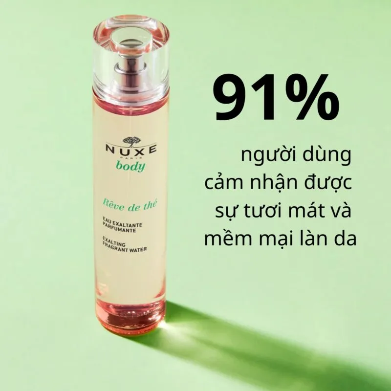 Nước Thơm Nuxe Body Reve De The Exalting Fragrant Water 100ml