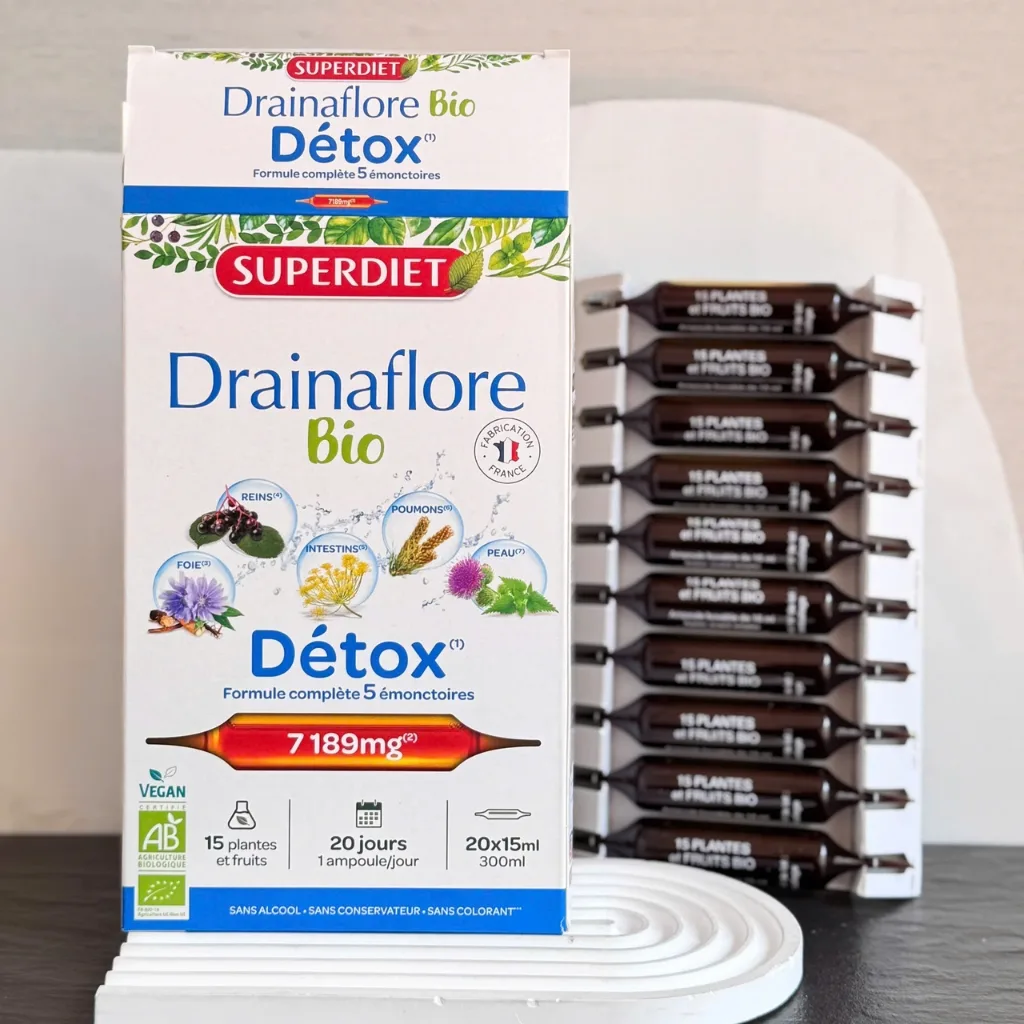 Nước Uống Thanh Lọc Cơ Thể Drainaflore Bio Detox chính hãng