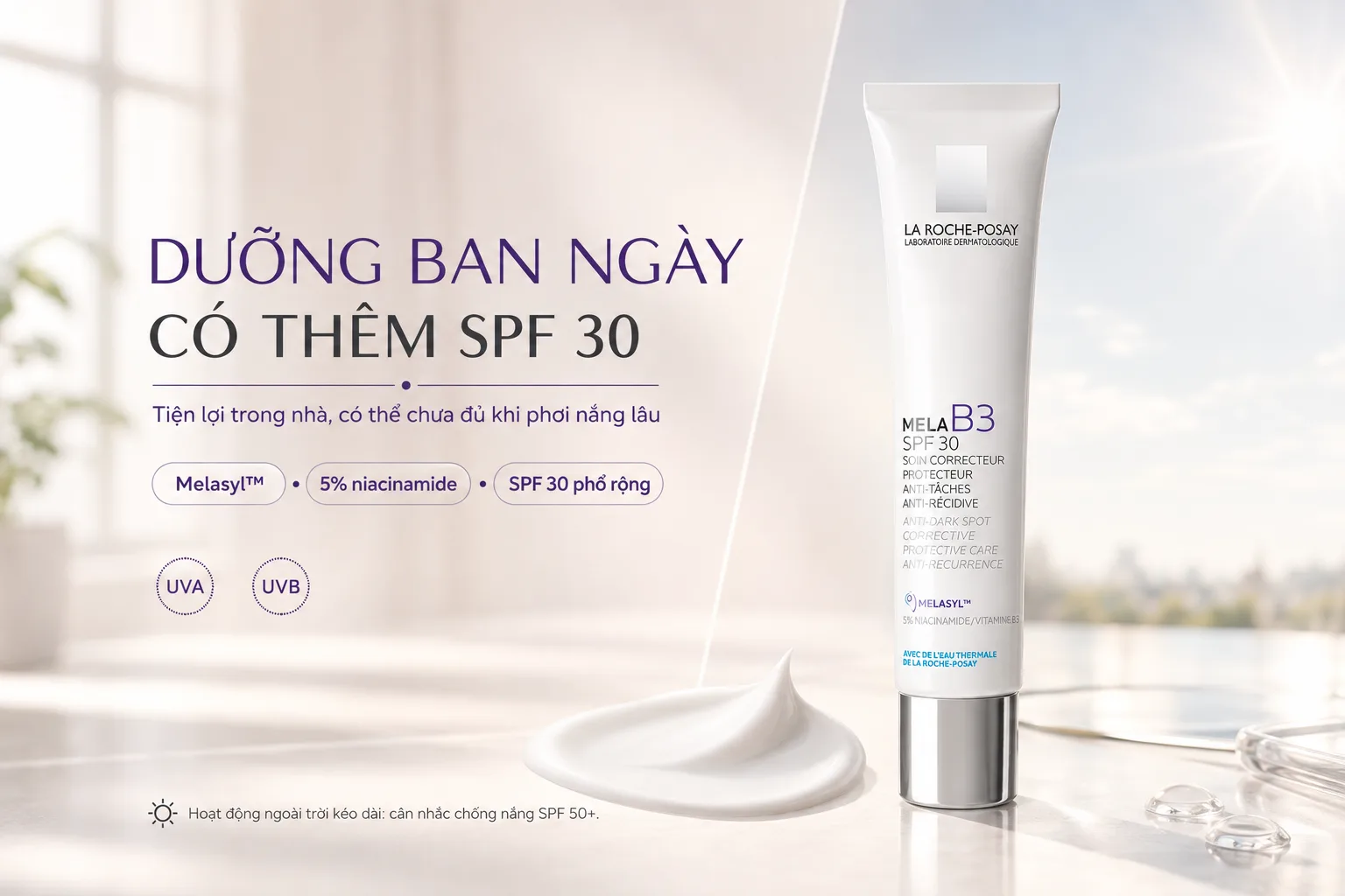 Kem dưỡng La Roche-Posay Mela B3 SPF 30 với Melasyl và 5 phần trăm niacinamide