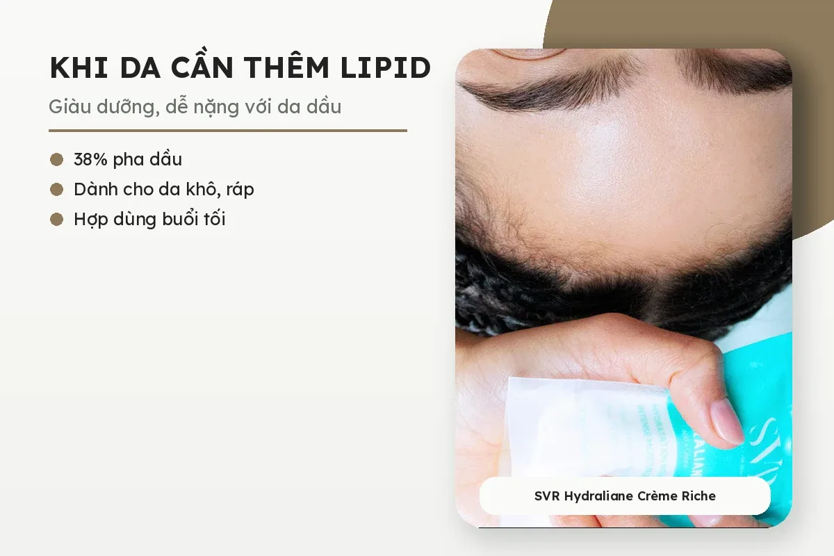 SVR Hydraliane Crème Riche giàu dưỡng với 38 phần trăm pha dầu