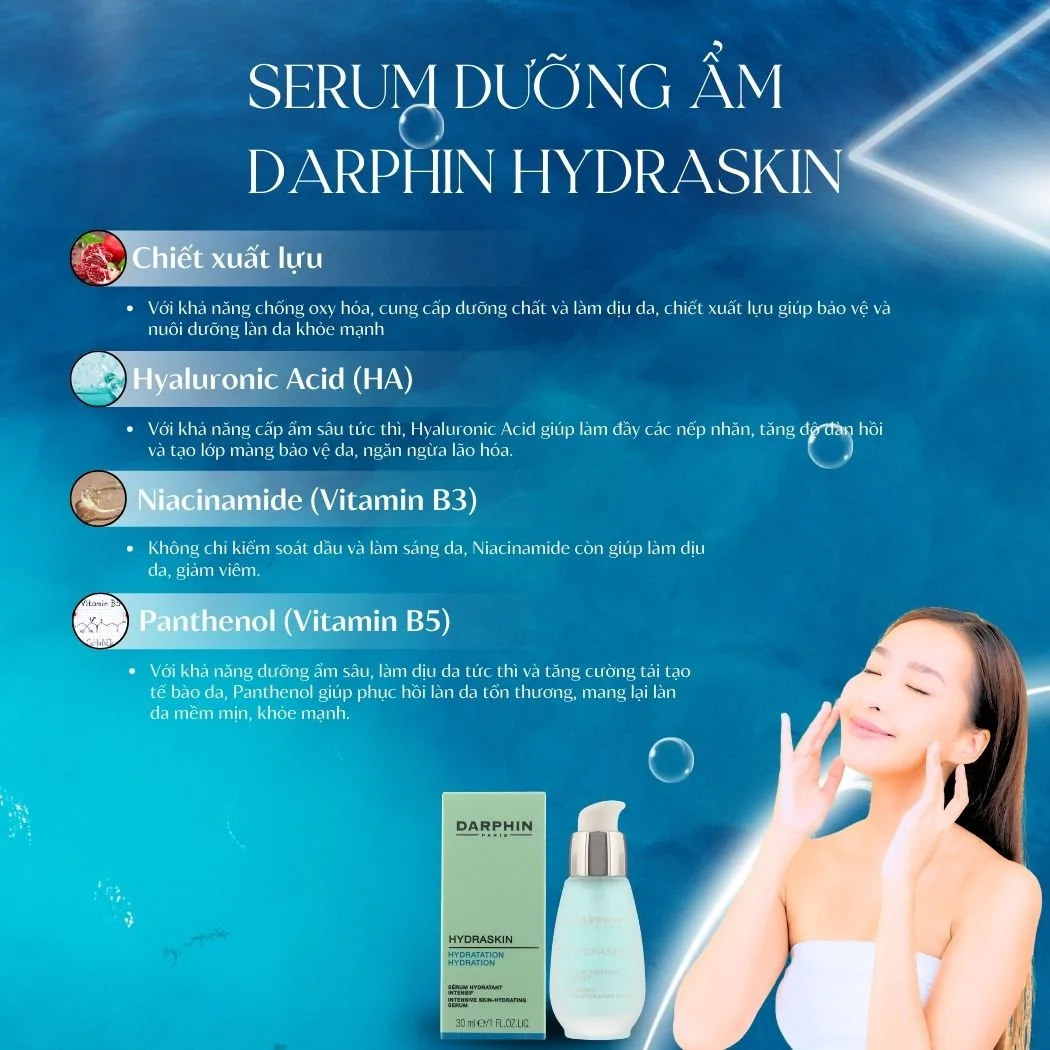 Serum Dưỡng Ẩm Darphin Hydraskin 