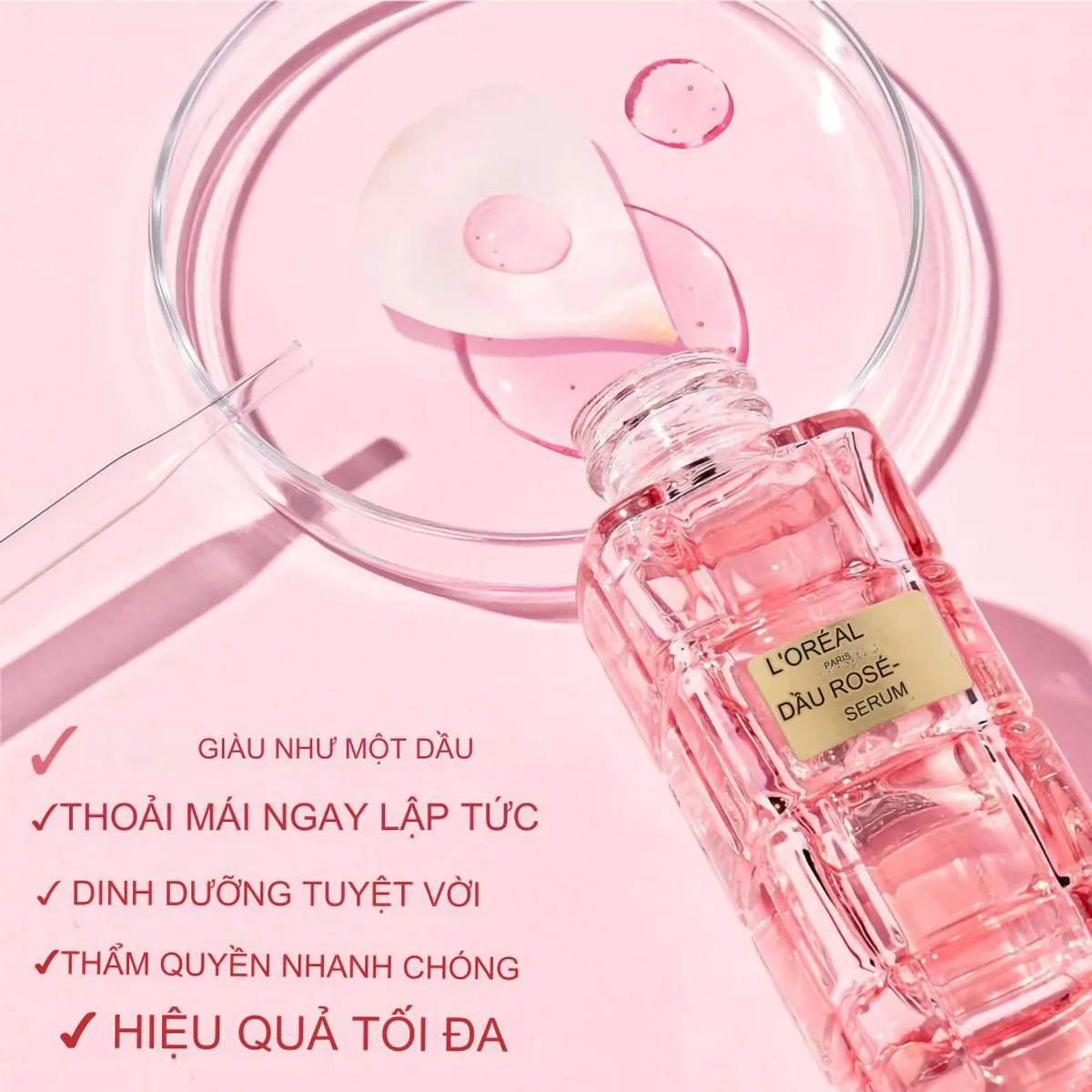 Serum Dưỡng Da Loreal Age Perfect Golden Age Huile Rose