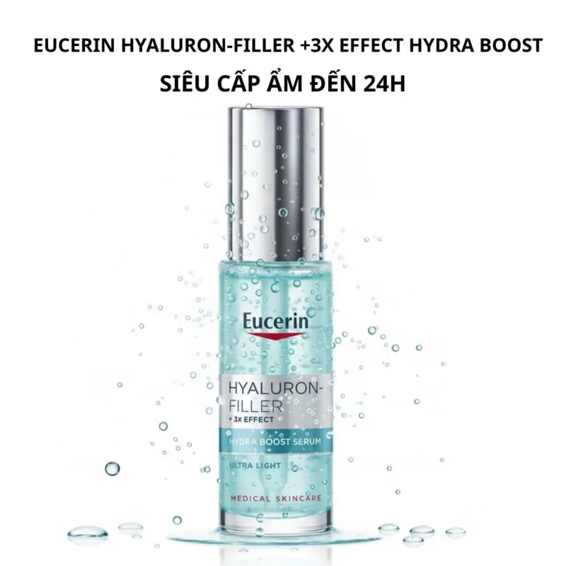 Serum Eucerin Hyaluron-Filler +3x Effect Hydra Boost – Cấp Ẩm Gấp 3 Lần