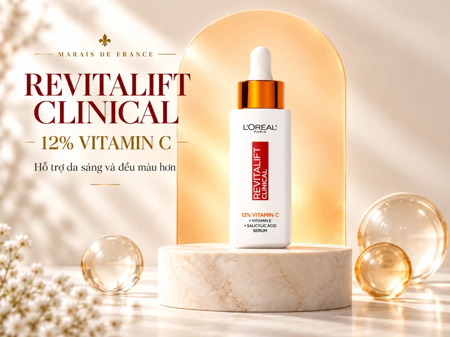 Serum Loreal Revitalift 12% Vitamin C Chống Lão Hóa