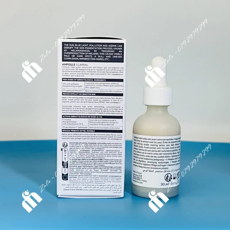 Serum Mờ Nám Trắng Da SVR Clairial Ampoule