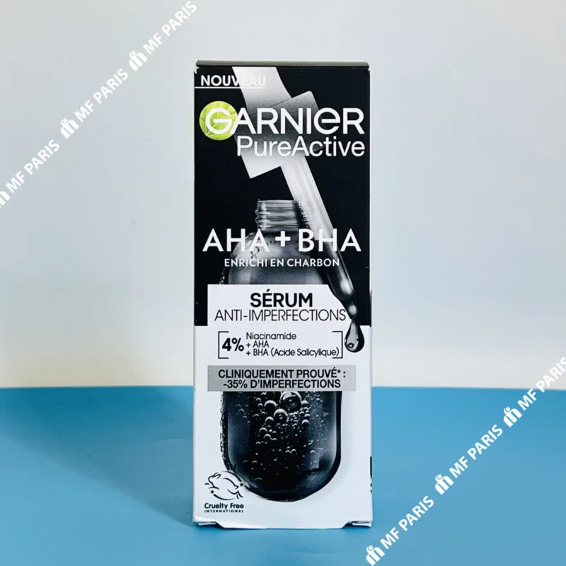 Serum Phục Hồi Da Garnier Pure Active Aha Bha Carbon