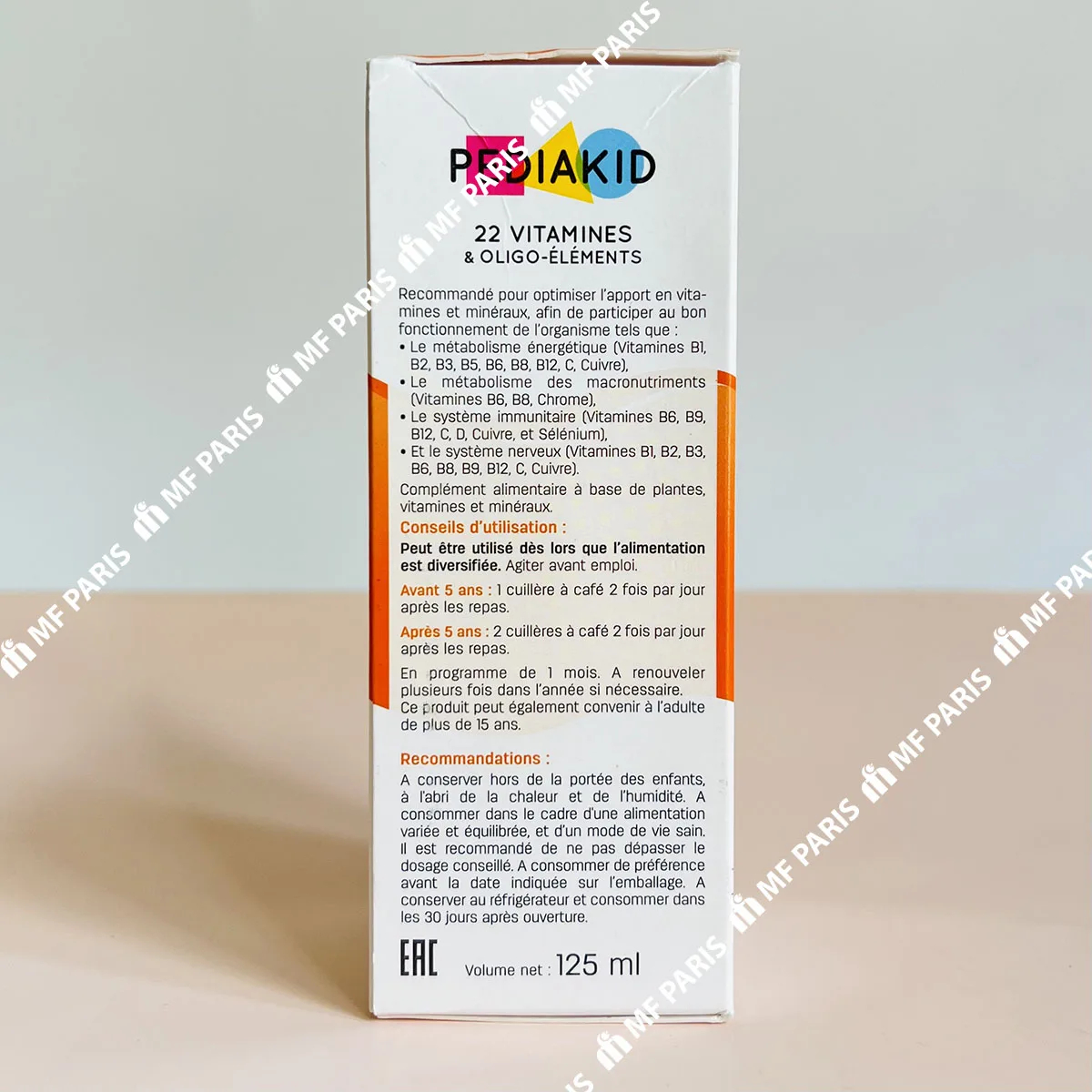 Siro Bổ Sung 22 Vietamin Cho Bé Pediakid 22 Vitamines