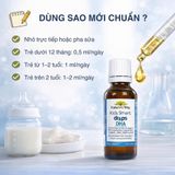 Siro Bổ Sung DHA Dạng Nhỏ Giọt Cho Bé Nature's Way Kids Smart Drops DHA 20ml Cách Dùng