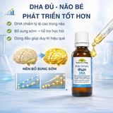 Siro Bổ Sung DHA Dạng Nhỏ Giọt Cho Bé Nature's Way Kids Smart Drops DHA 20ml Công Dụng