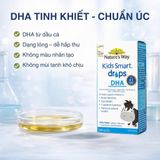 Siro Bổ Sung DHA Dạng Nhỏ Giọt Cho Bé Nature's Way Kids Smart Drops DHA 20ml Thành Phần