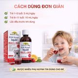 Siro Bổ Sung Sắt Và Vitamin Tổng Hợp Cho Bé Nature's Way Kids Smart Multi + Iron Liquid Cách Dùng